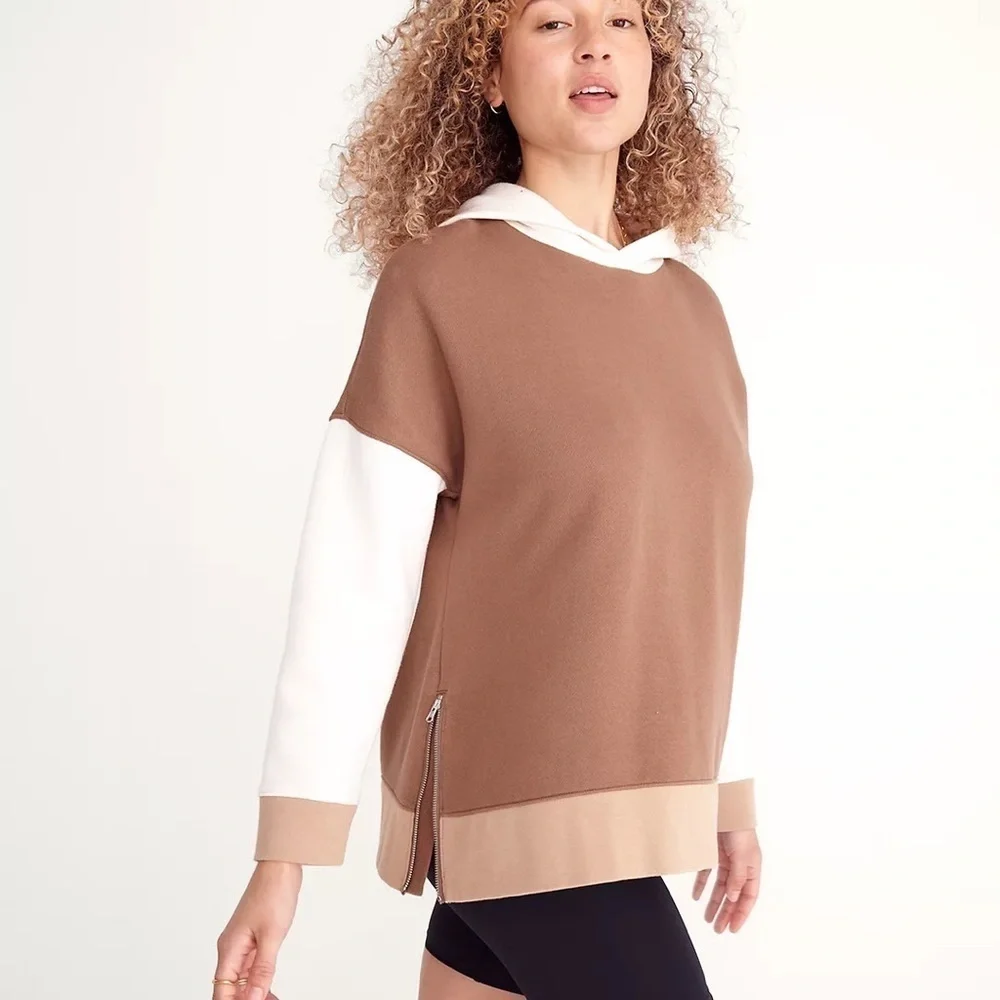 NWT Madewell MWL Betterterry Side-Zip Hoodie Sweatshirt Size XS NWT - Picture 2 of 10